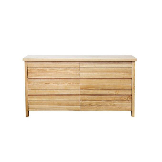 Coast Chest of Drawers L1600mm Bedroom Furniture Beachwood Designs Limed Ash