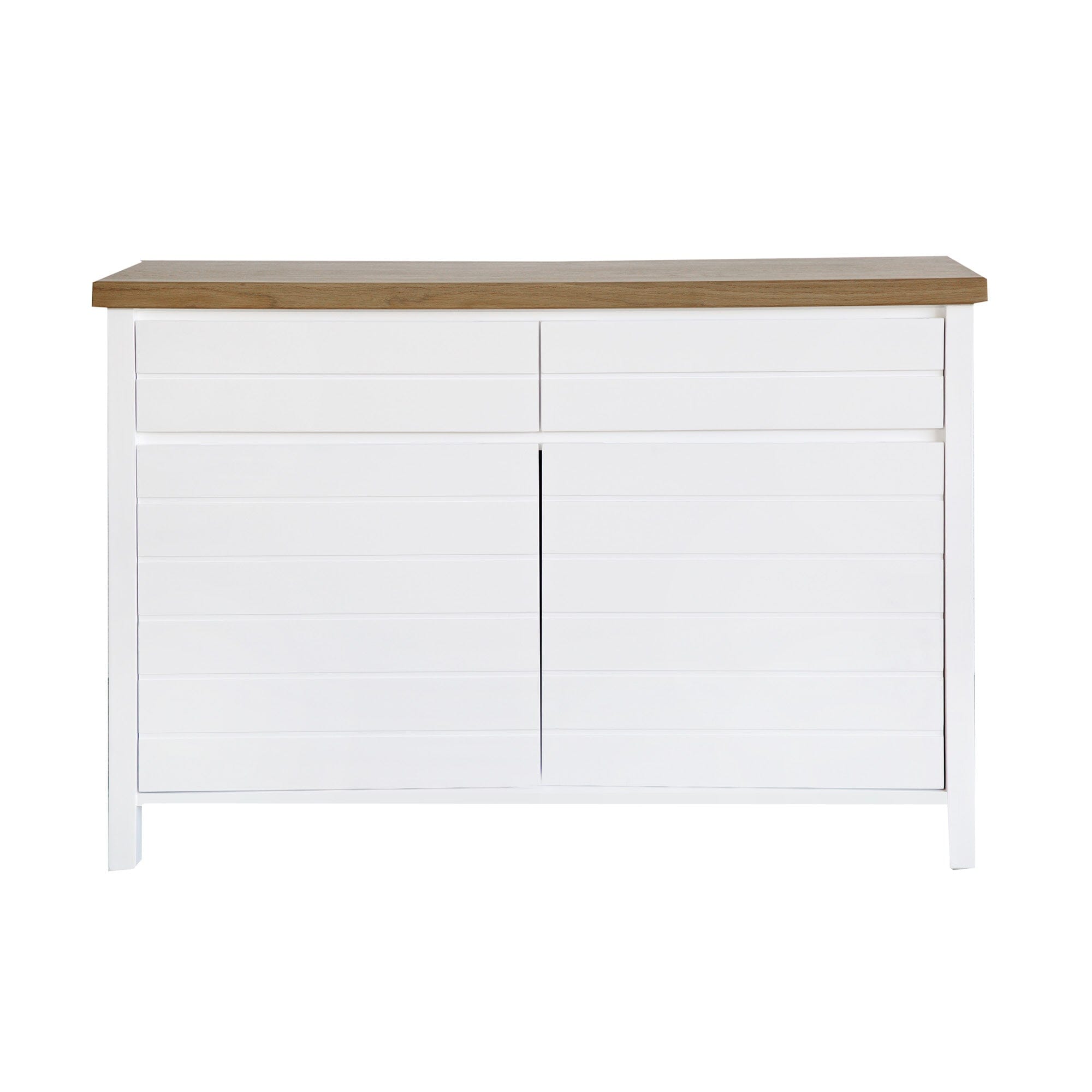 Coast Sideboard L1300mm Living Furniture Beachwood Designs White & Weathered Oak