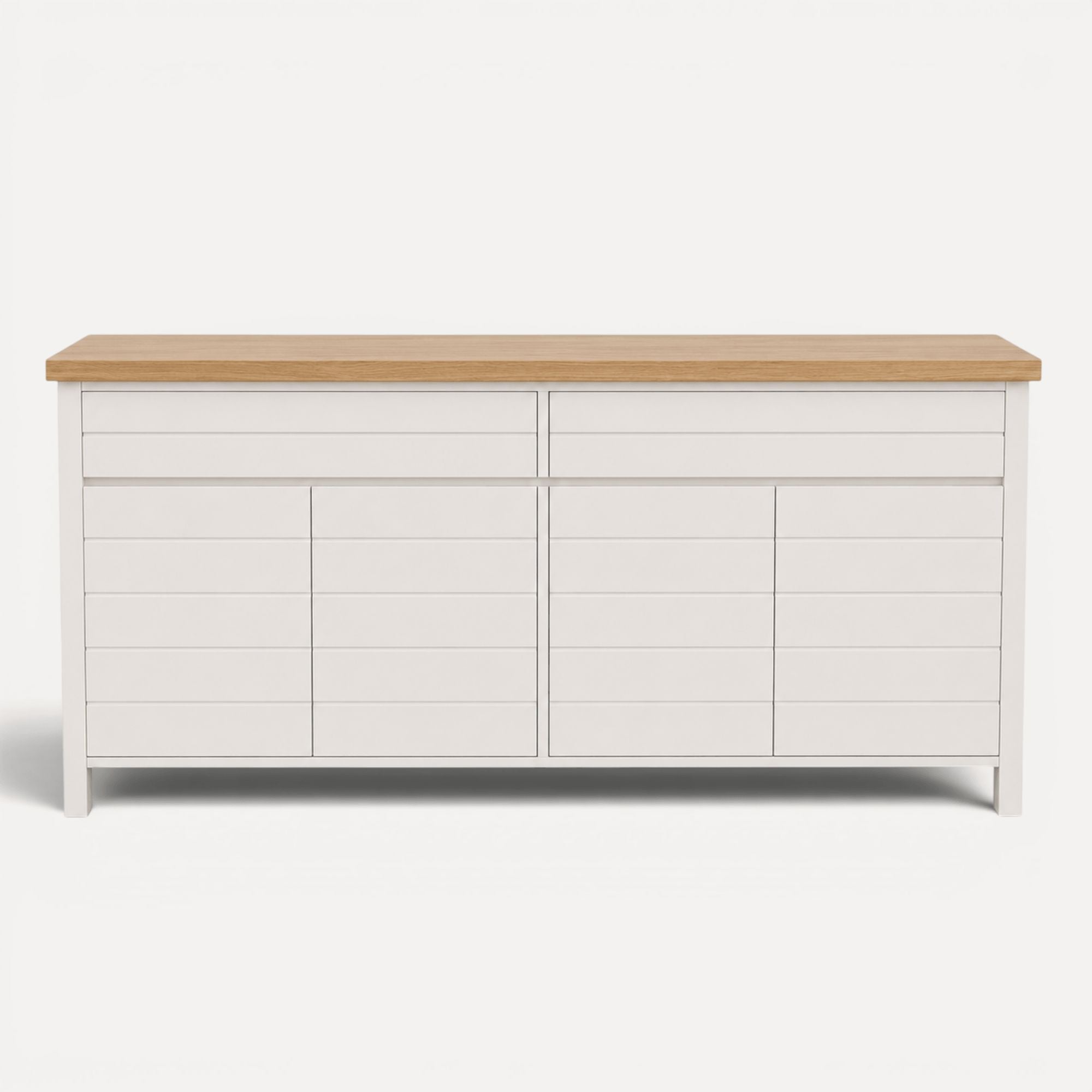 Coast Sideboard L2000mm Living Furniture Beachwood Designs White & Limed Ash
