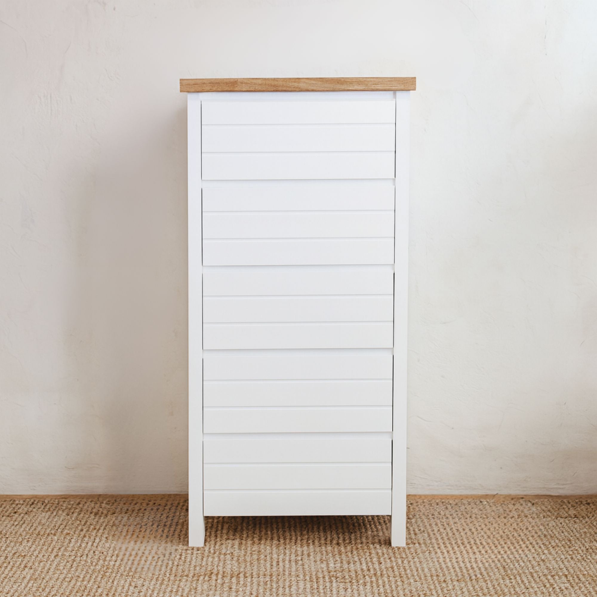 Coast Tall Boy L700mm Bedroom Furniture Beachwood Designs White & Limed Ash
