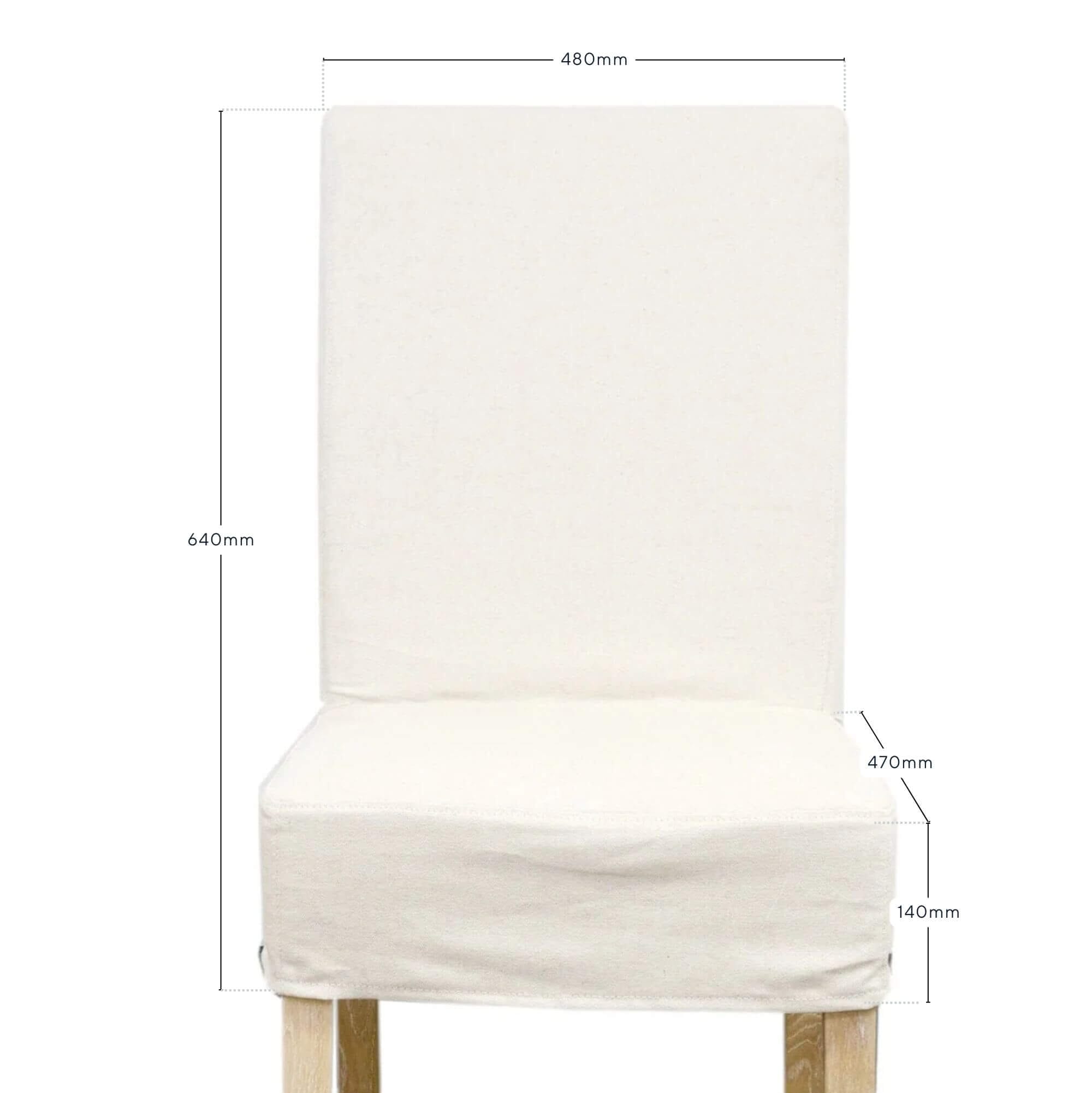 Collaroy High Back Chair Cover Dining Furniture Beachwood Designs 