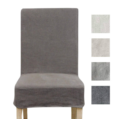 Collaroy High Back Chair Cover Dining Furniture Beachwood Designs Grey Linen 