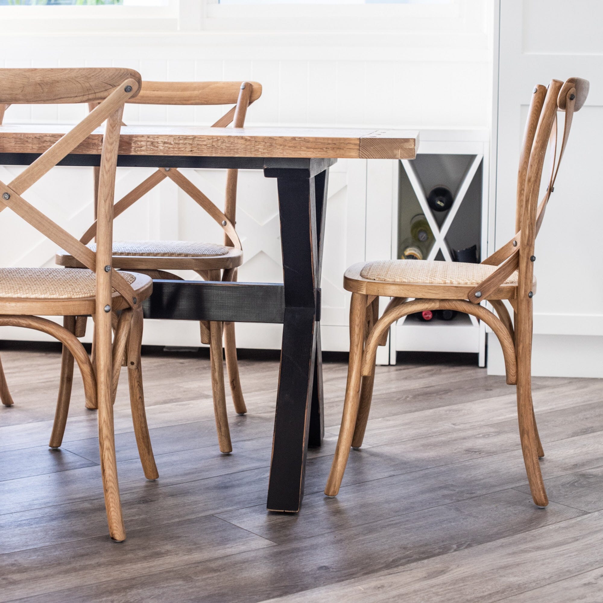 Cross Back Dining Chair Dining Furniture Beachwood Designs