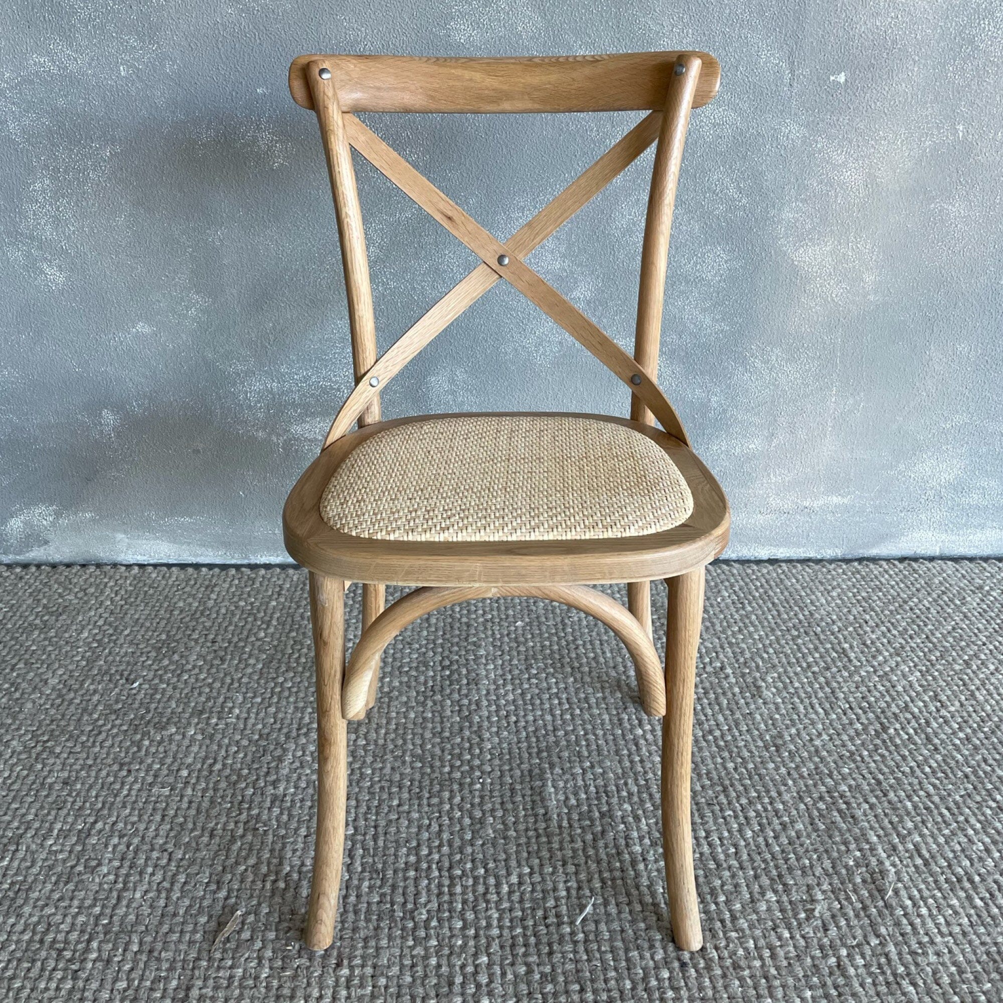 Cross Back Dining Chair Dining Furniture Beachwood Designs Natural
