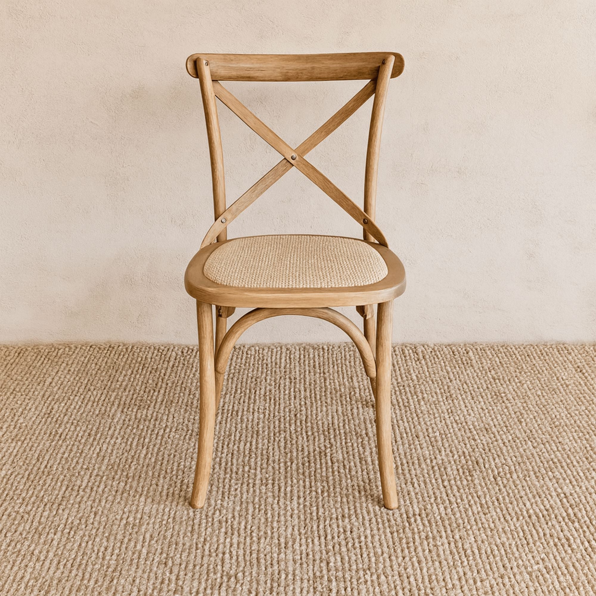 Cross Back Dining Chair Dining Furniture Beachwood Designs Natural