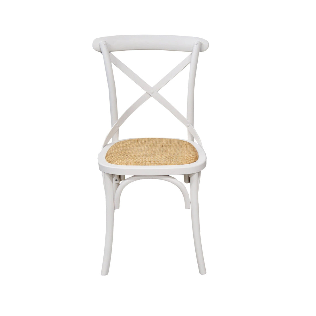 Cross Back Dining Chair Dining Furniture Beachwood Designs White