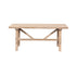 Cross Strut Elm Console L1600mm Living Furniture Beachwood Designs Natural Elm