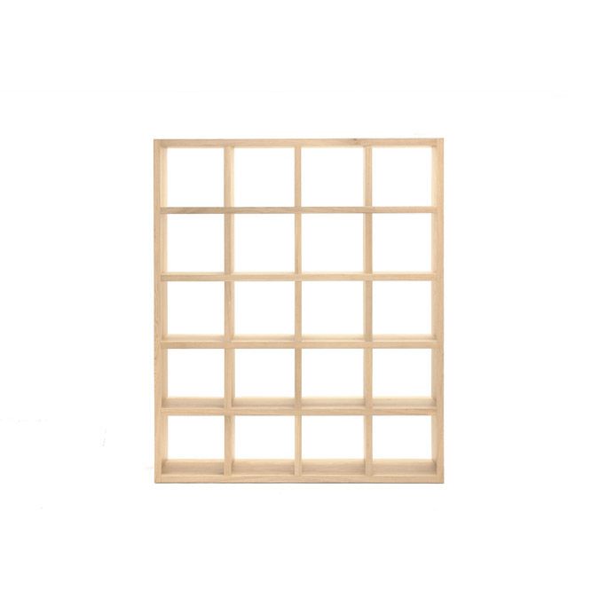 Cube Shelving (5 high x 4 wide) Office & Storage Furniture Beachwood Designs Limed Ash