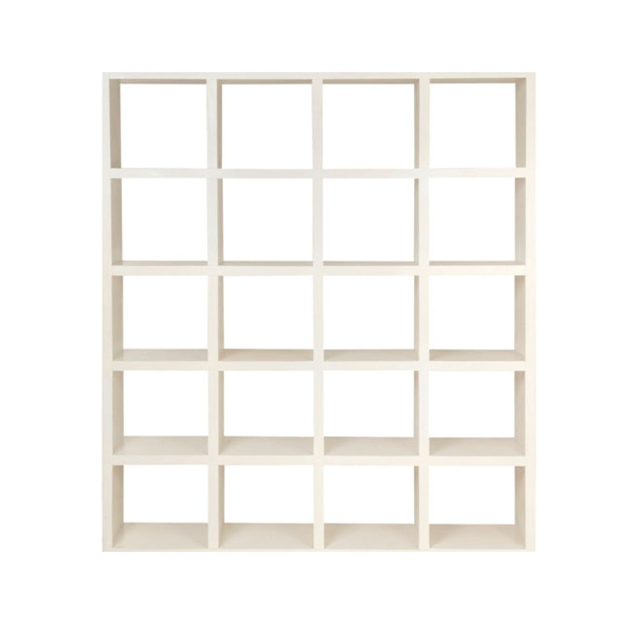Cube Shelving (5 high x 4 wide) Office & Storage Furniture Beachwood Designs White
