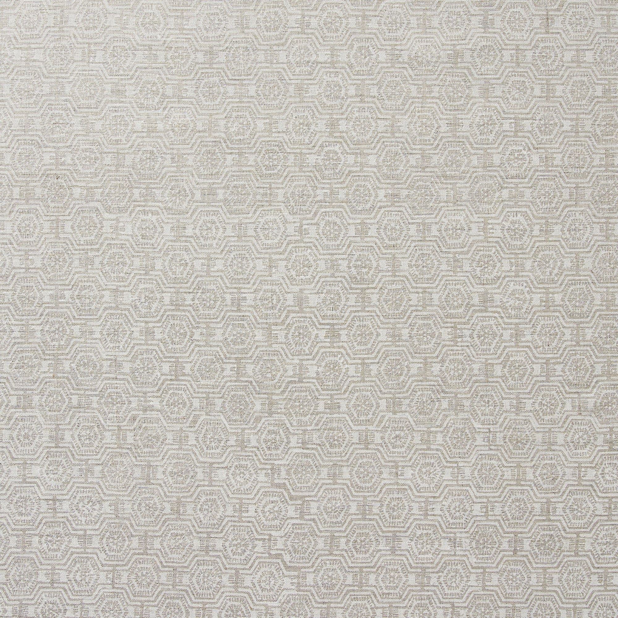 Custom Bedhead - Double Bedroom Furniture Beachwood Designs Upholstered Walter G - Printed Linen Kiwano Chalk