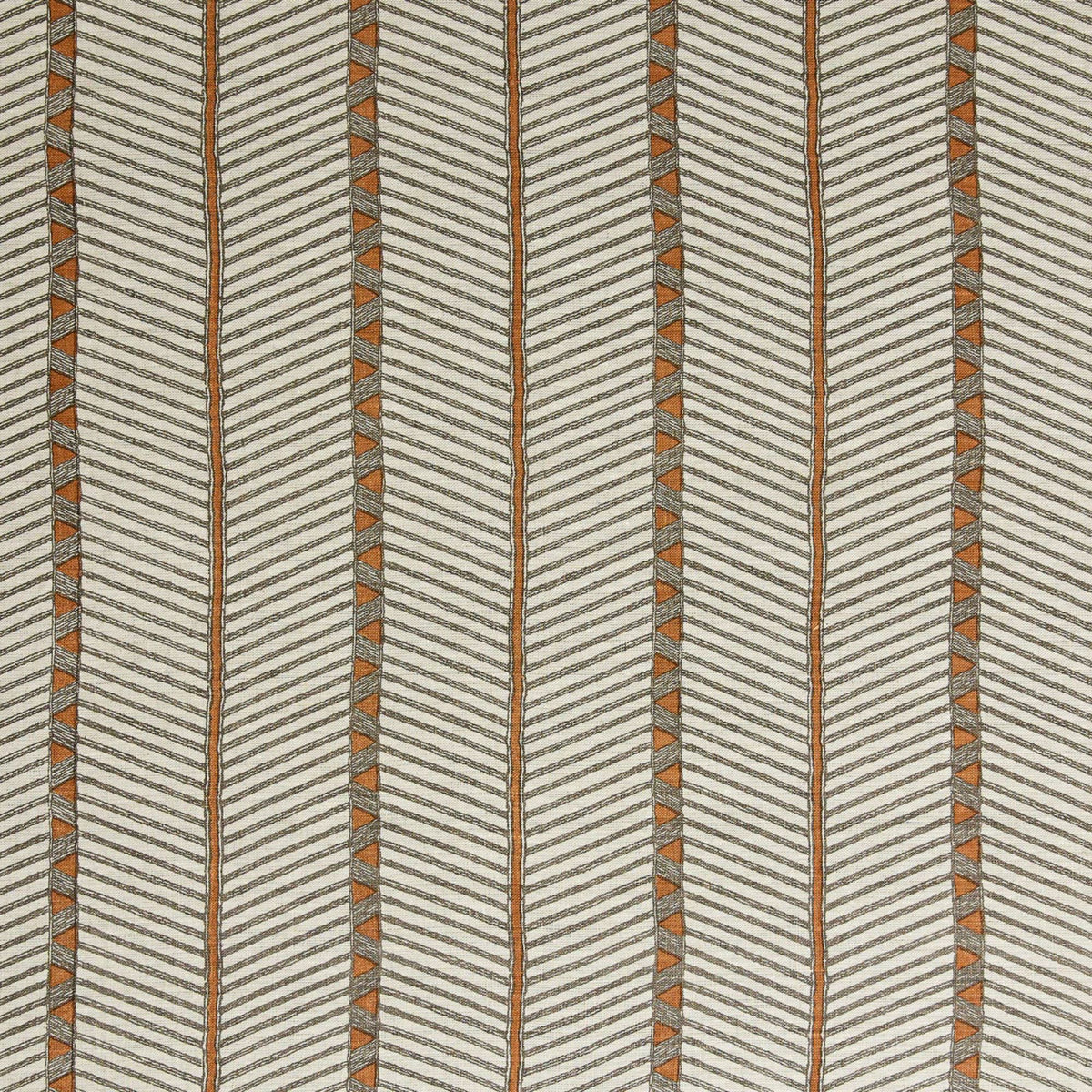 Custom Bedhead - Double Bedroom Furniture Beachwood Designs Upholstered Walter G - Printed Linen Zanzíbar Rust