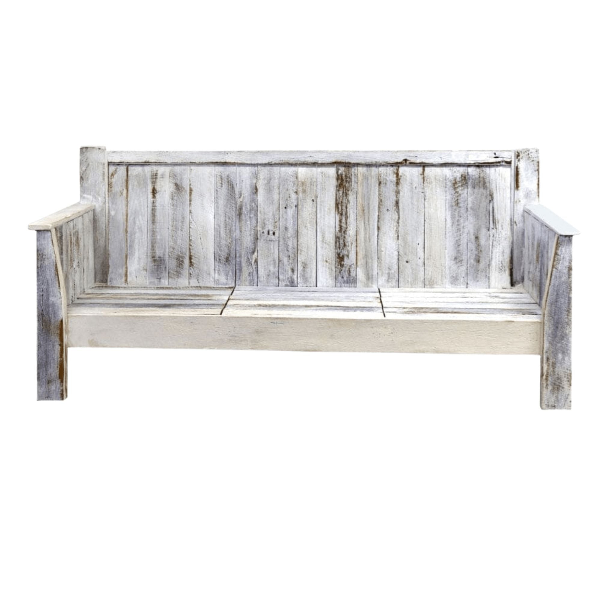Custom Classic Outdoor Daybed Outdoor Furniture Beachwood Designs 2120mm Whitewash No cushion