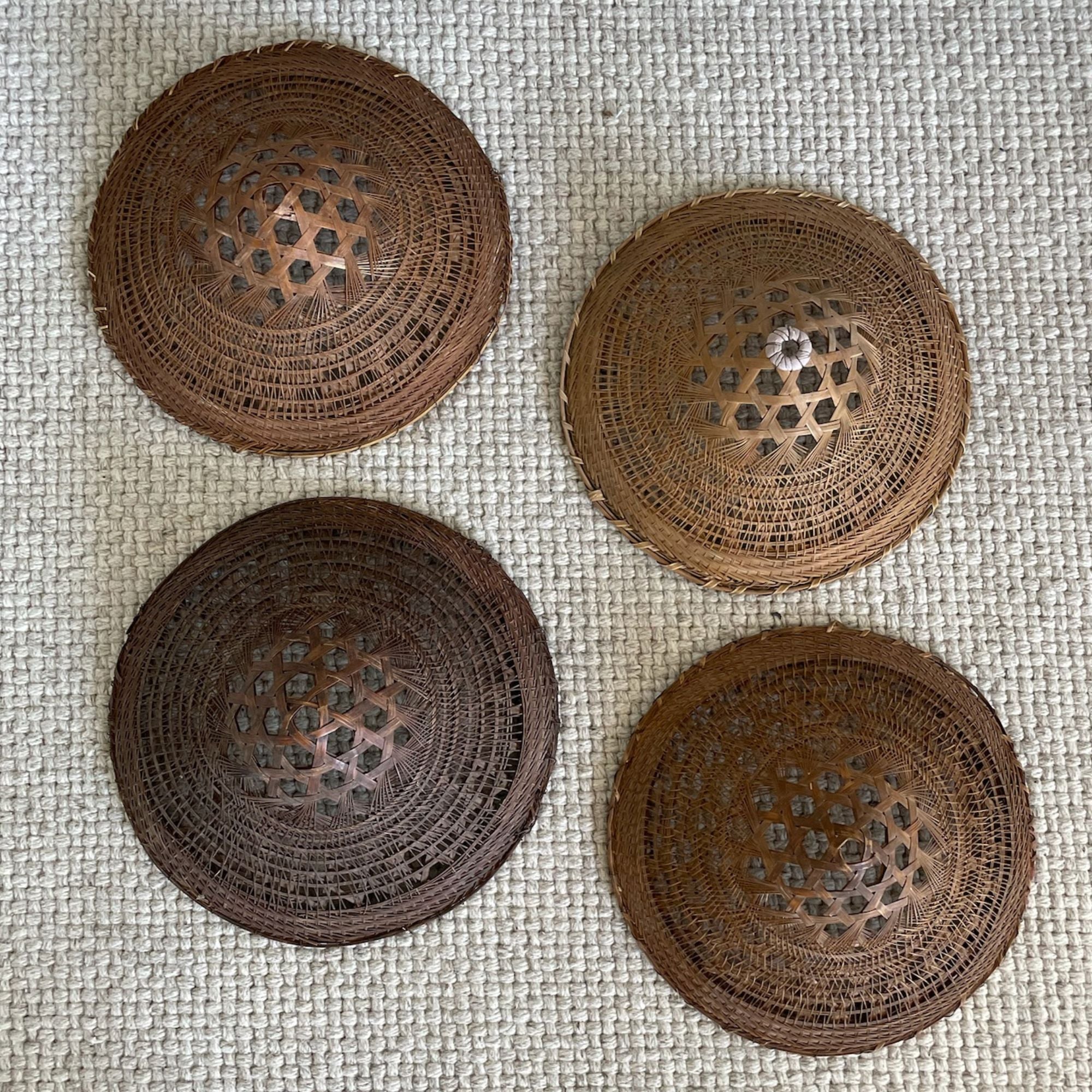 Decorative Rattan Hat Homewares Beachwood Designs