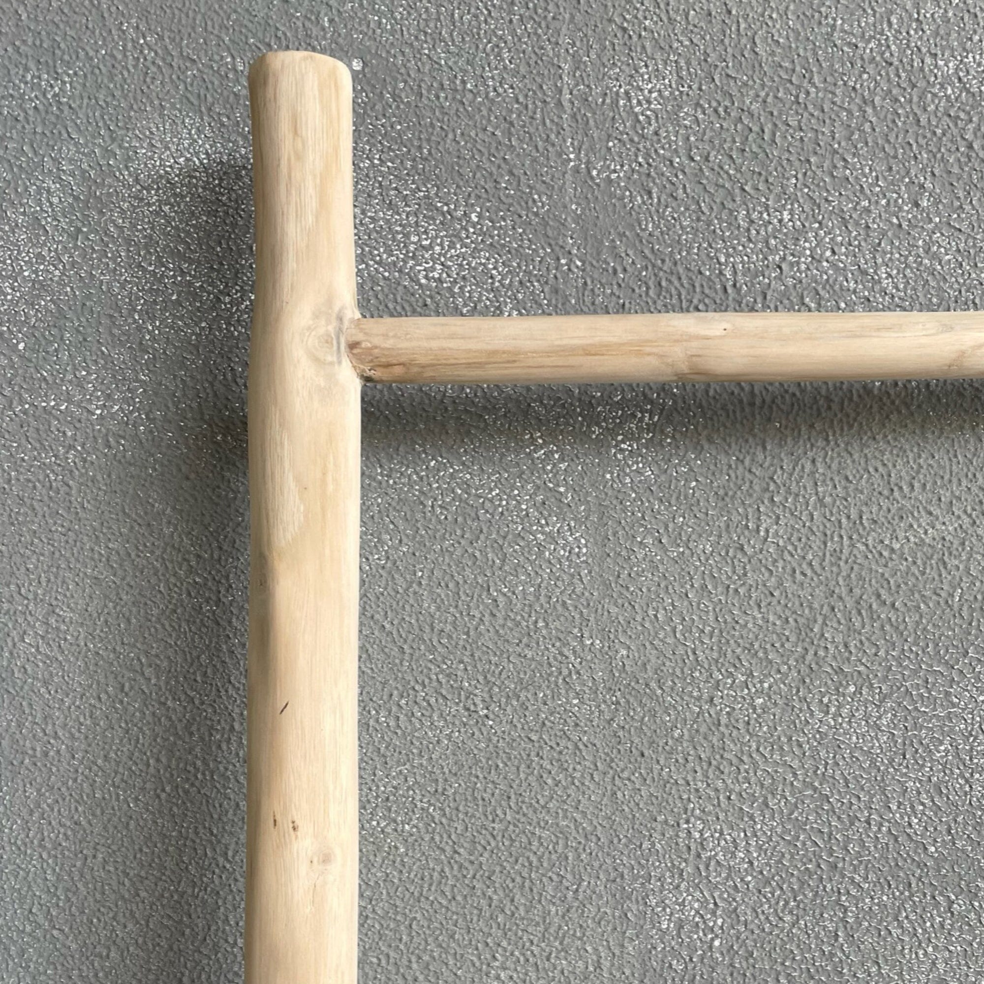 Driftwood Timber Ladder - Medium Homewares Beachwood Designs