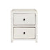 Elm Bedside L550mm - 2 Drawer Bedroom Furniture Beachwood Designs Painted White Elm