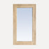 Elm Carved Mirror - 2000H x 1100W - Natural Homewares Beachwood Designs