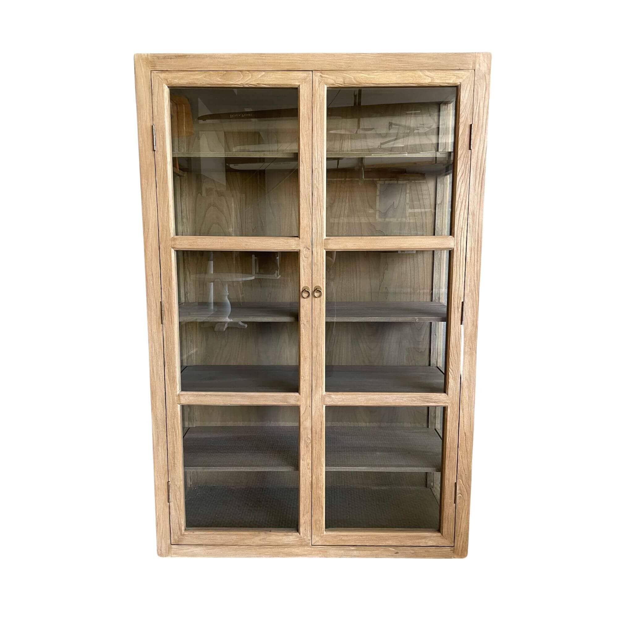 Elm Glass Cabinet Office & Storage Furniture Beachwood Designs