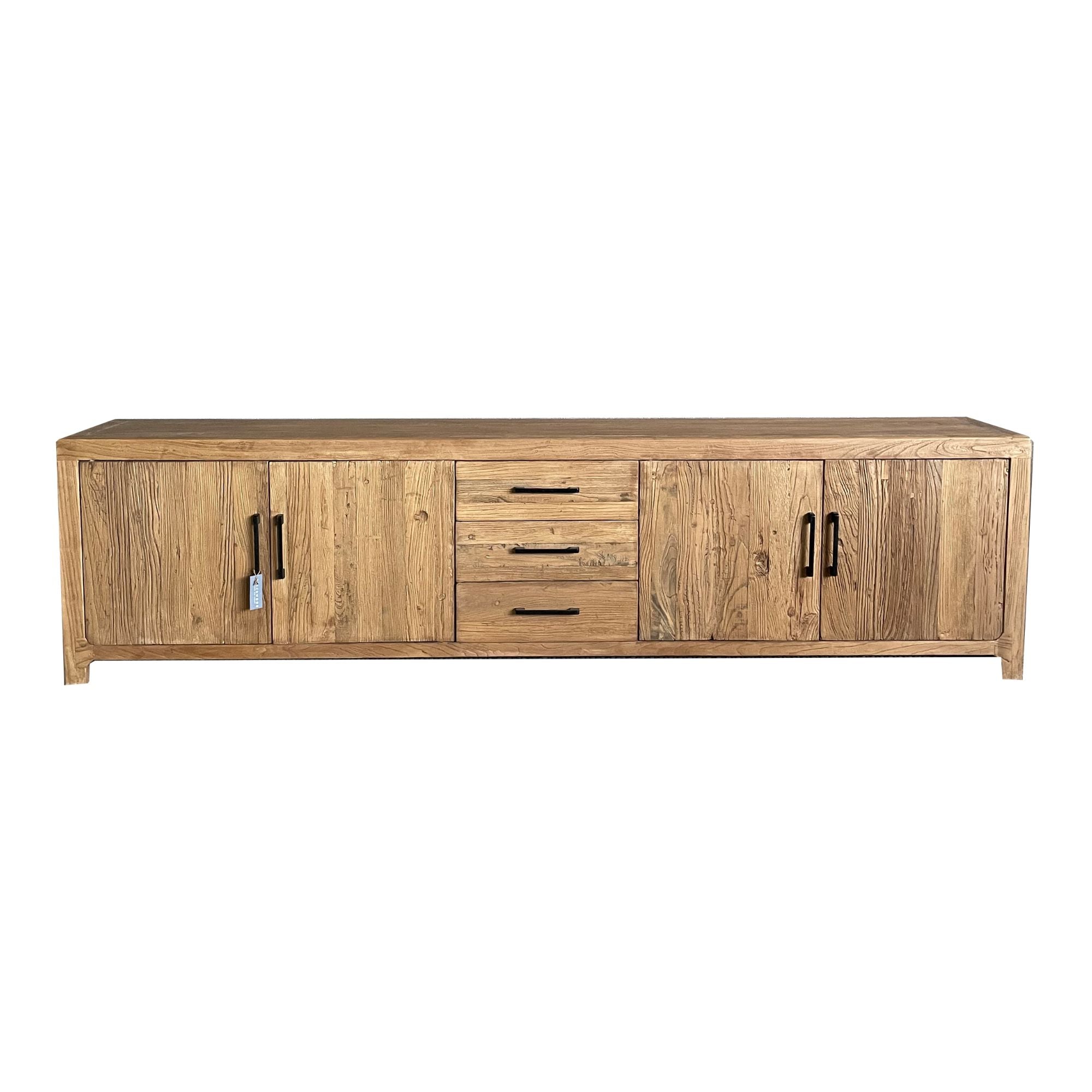 Elm Media Unit L2240mm Living Furniture Beachwood Designs