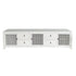 Elm Media Unit L2500mm - Lattice Doors Living Furniture Beachwood Designs White