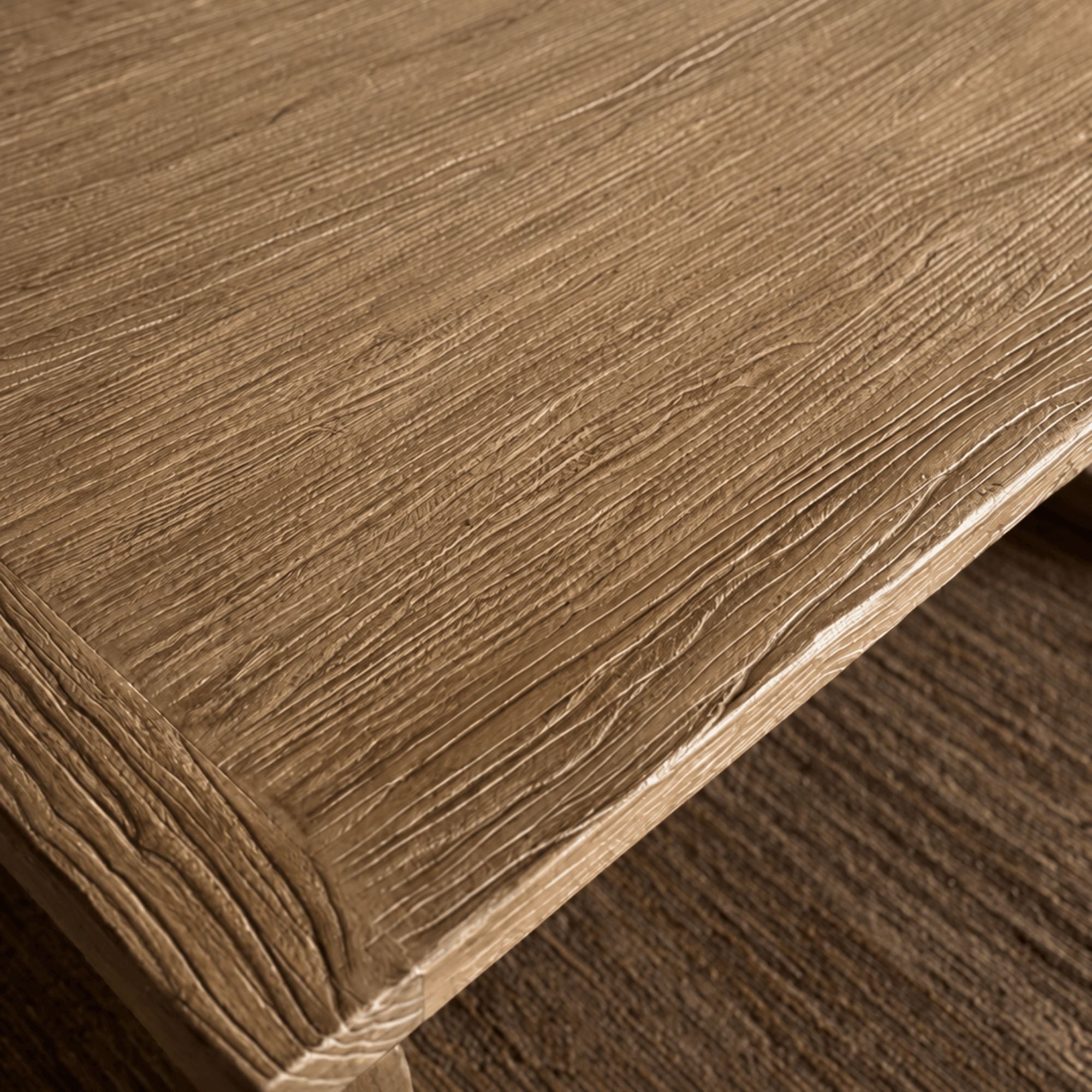 Elm Pedestal Dining Table L1800mm - Natural Dining Furniture Beachwood Designs