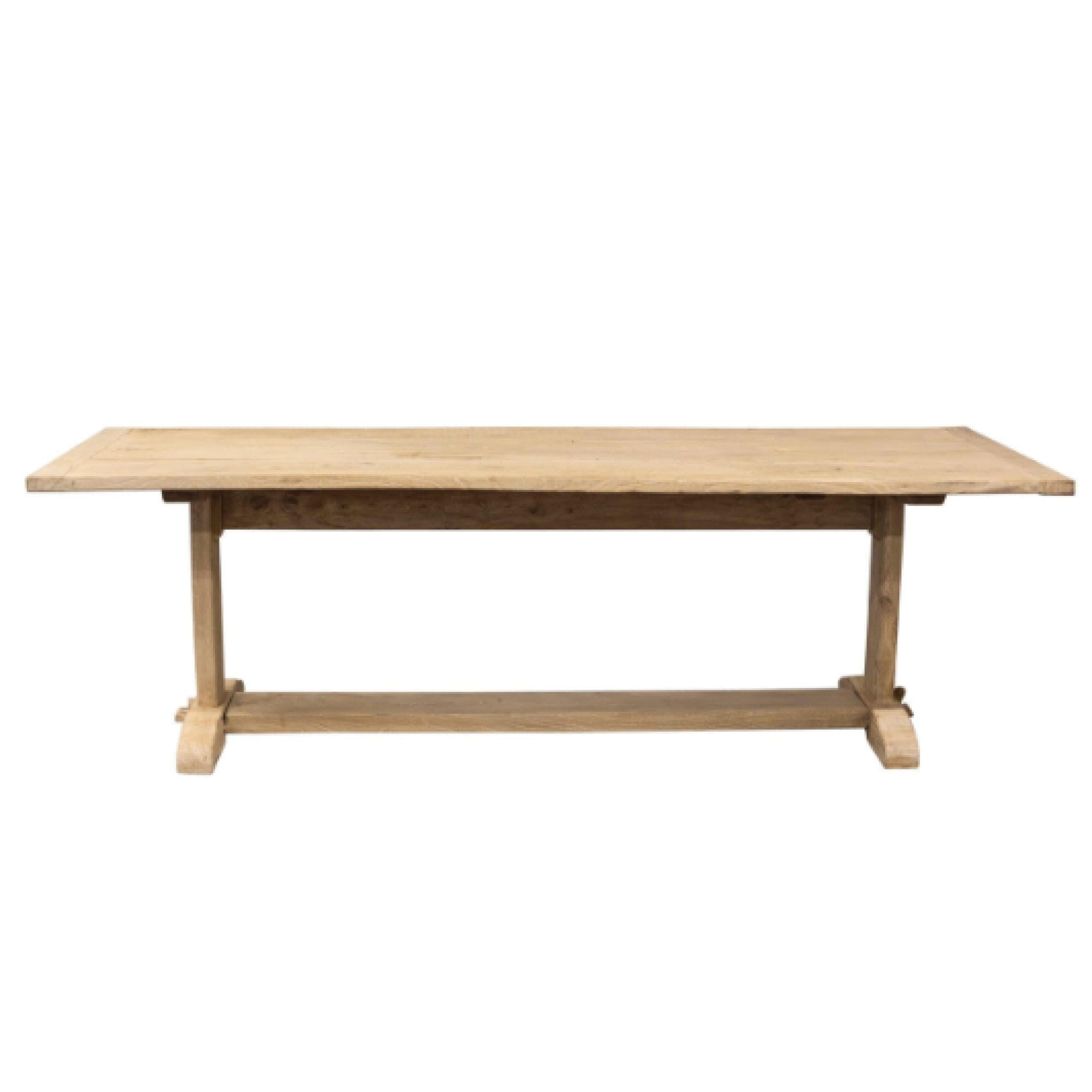 Elm Pedestal Dining Table L2000mm - Natural Dining Furniture Beachwood Designs
