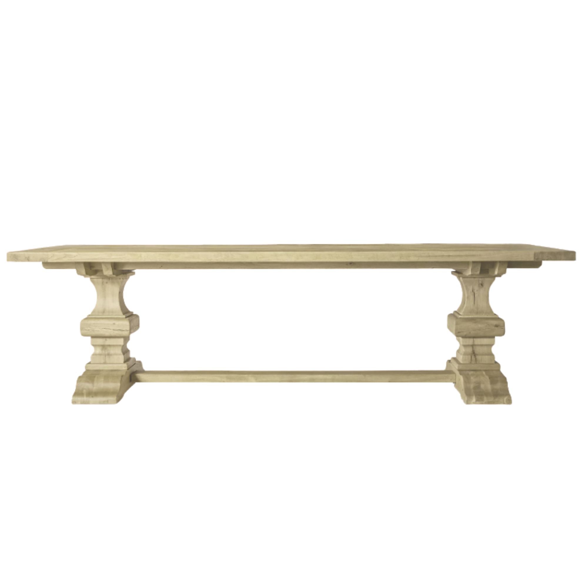 Elm Pedestal Dining Table L2440mm Dining Furniture Beachwood Designs
