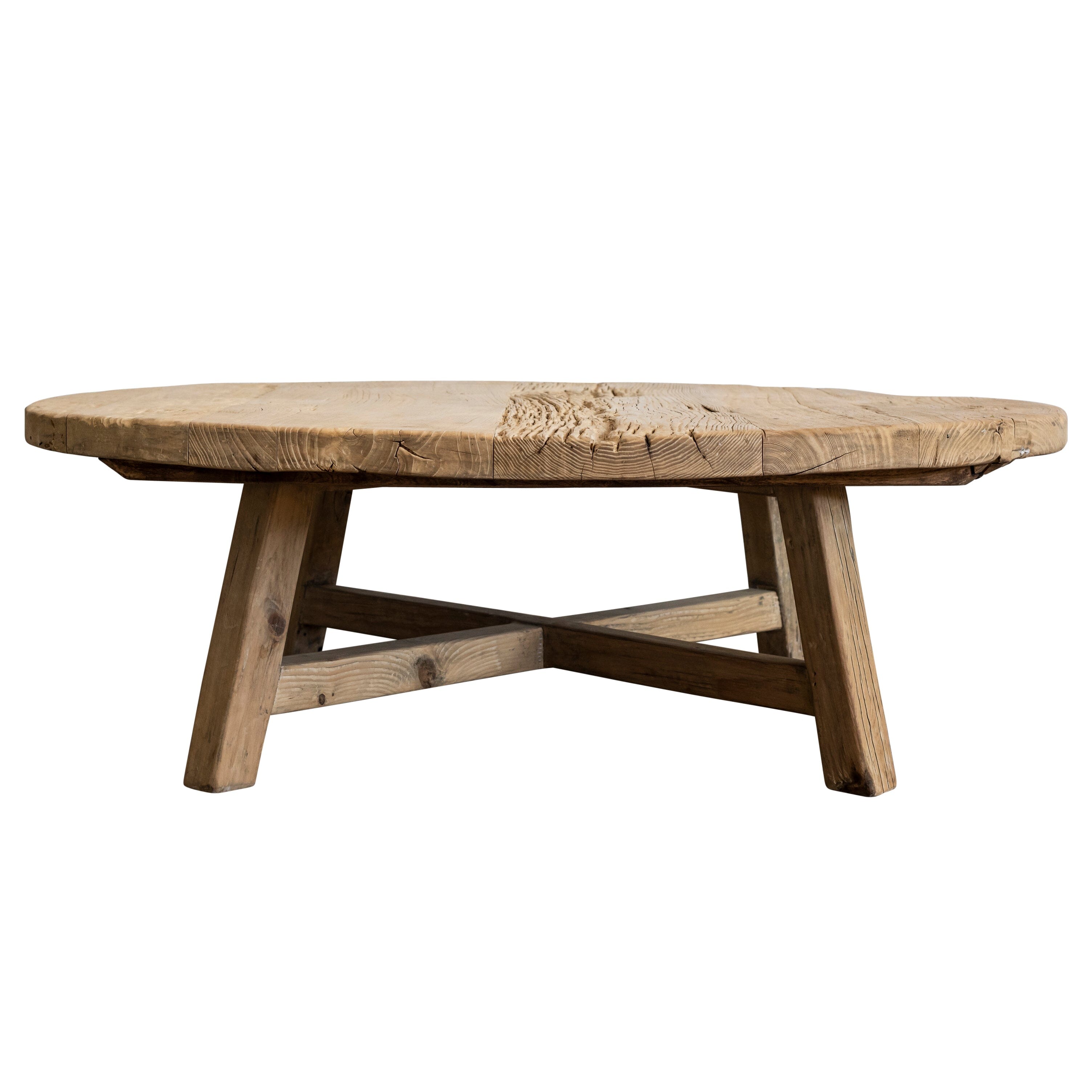 Elm Round Coffee Table - D1250mm - Natural Living Furniture Beachwood Designs