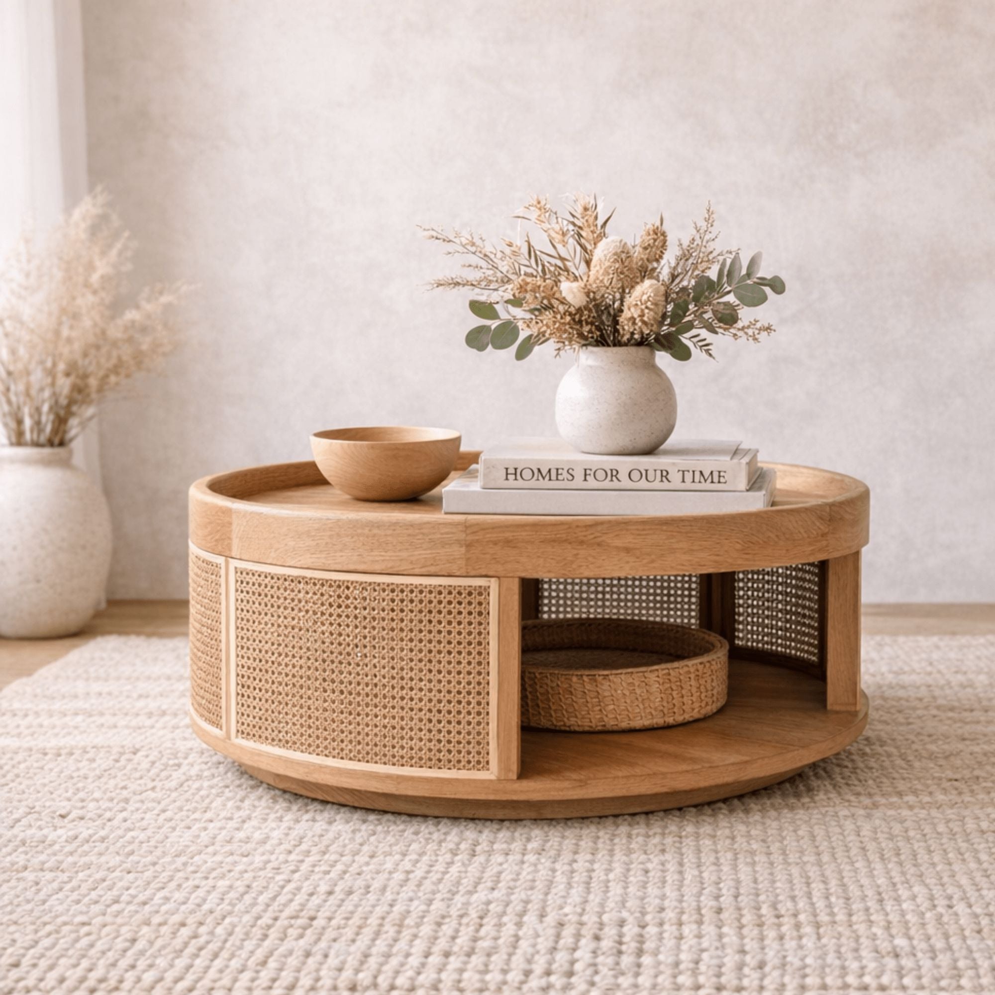 Freya Round Coffee Table Living Furniture Beachwood Designs