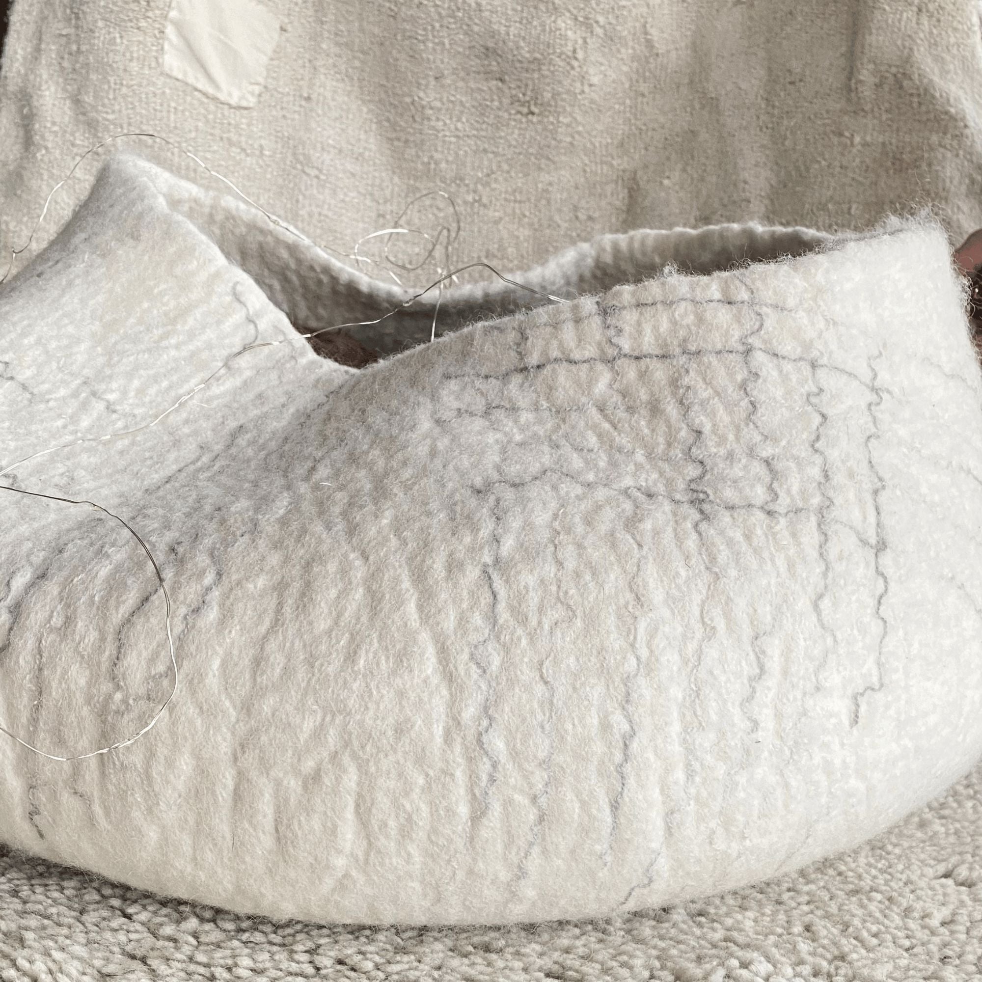 Ghana Felt Basket Homewares Beachwood Designs