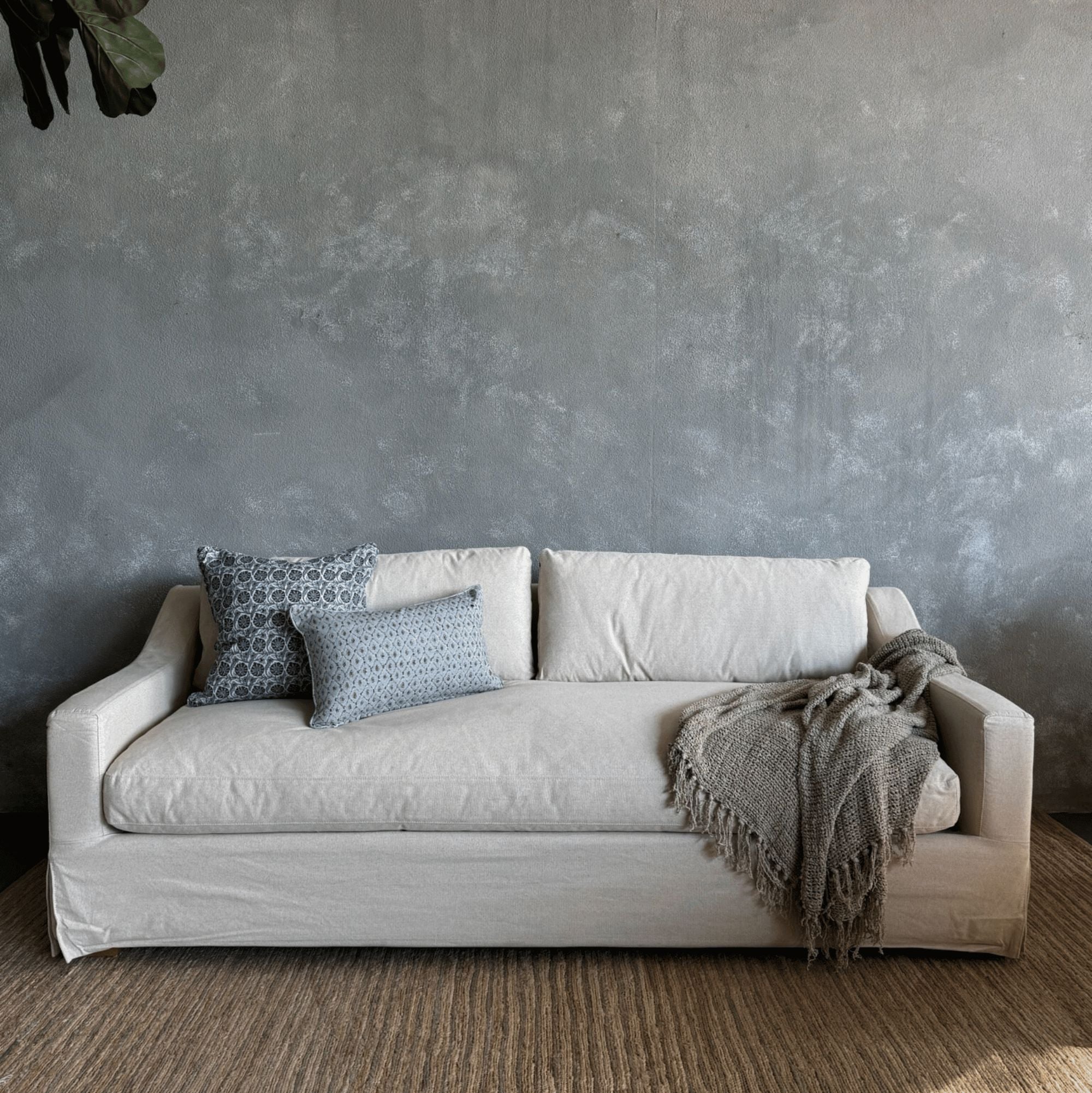 Hamilton Sofa - 3 Seater - Salt & Pepper Living Furniture Beachwood Designs