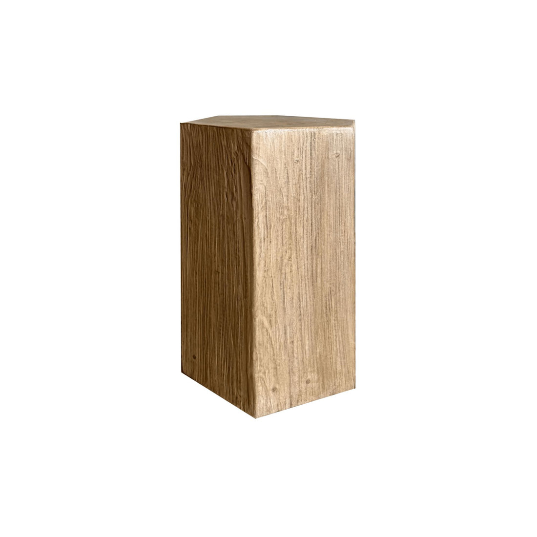 Hexagon Elm Side Table Living Furniture Beachwood Designs Natural