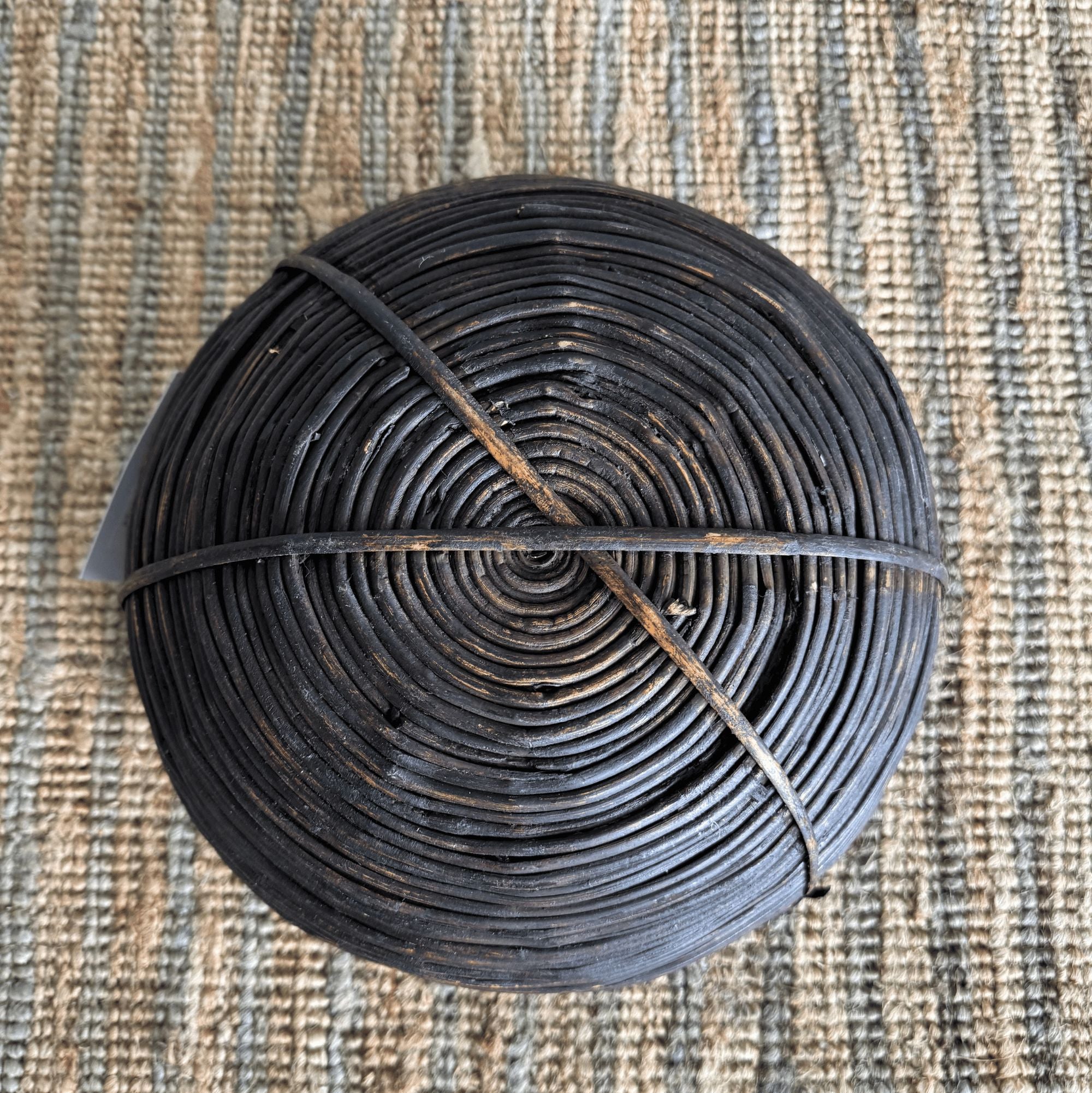 Indian Round Bamboo Bowl Homewares Beachwood Designs