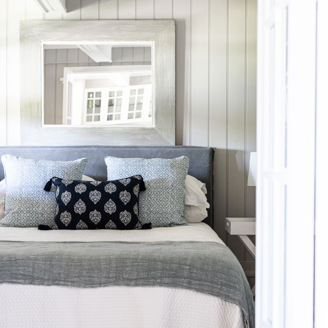 Laguna Linen Bedhead - Queen Bedroom Furniture Beachwood Designs