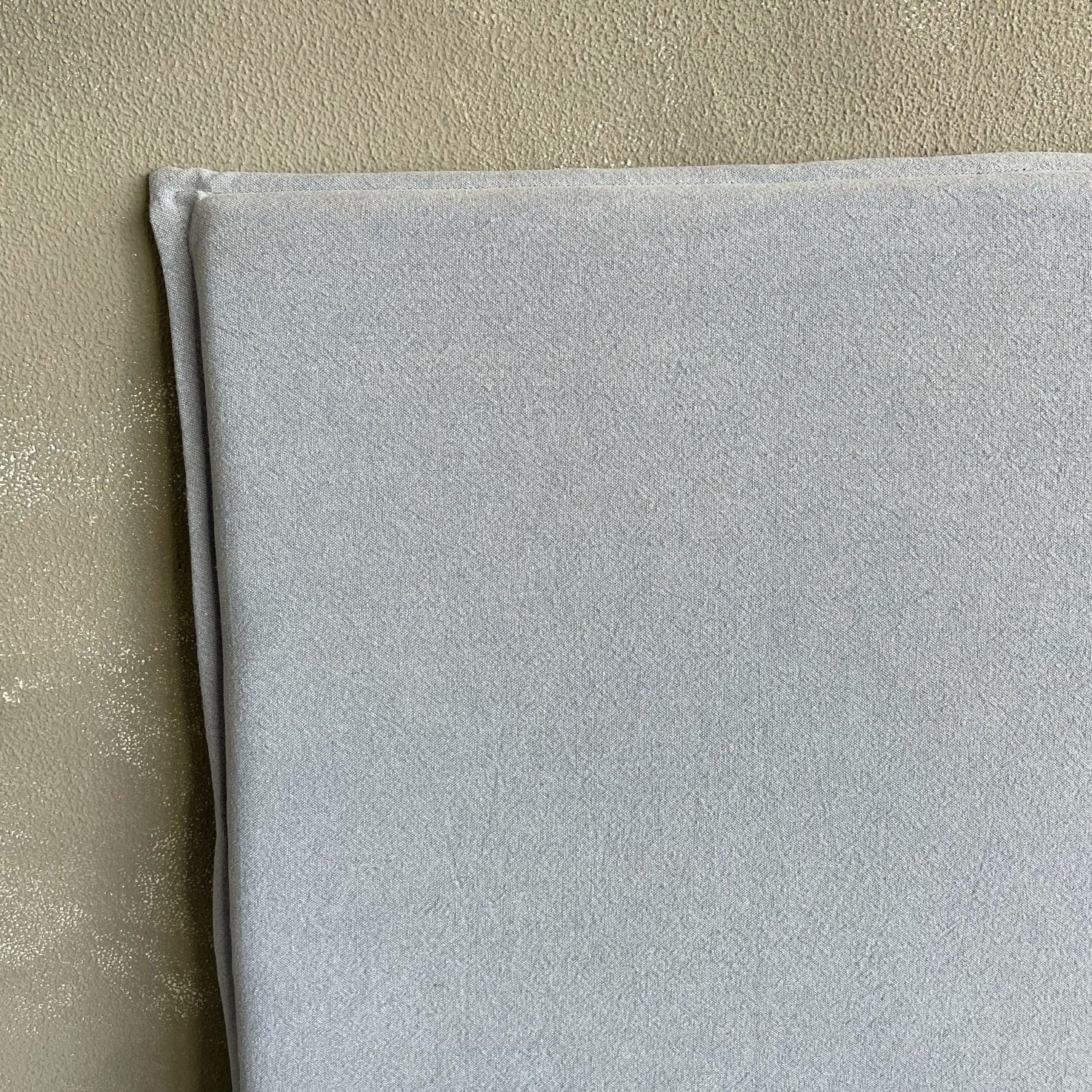Laguna Linen Bedhead - Queen Bedroom Furniture Beachwood Designs Pale Blue Linen