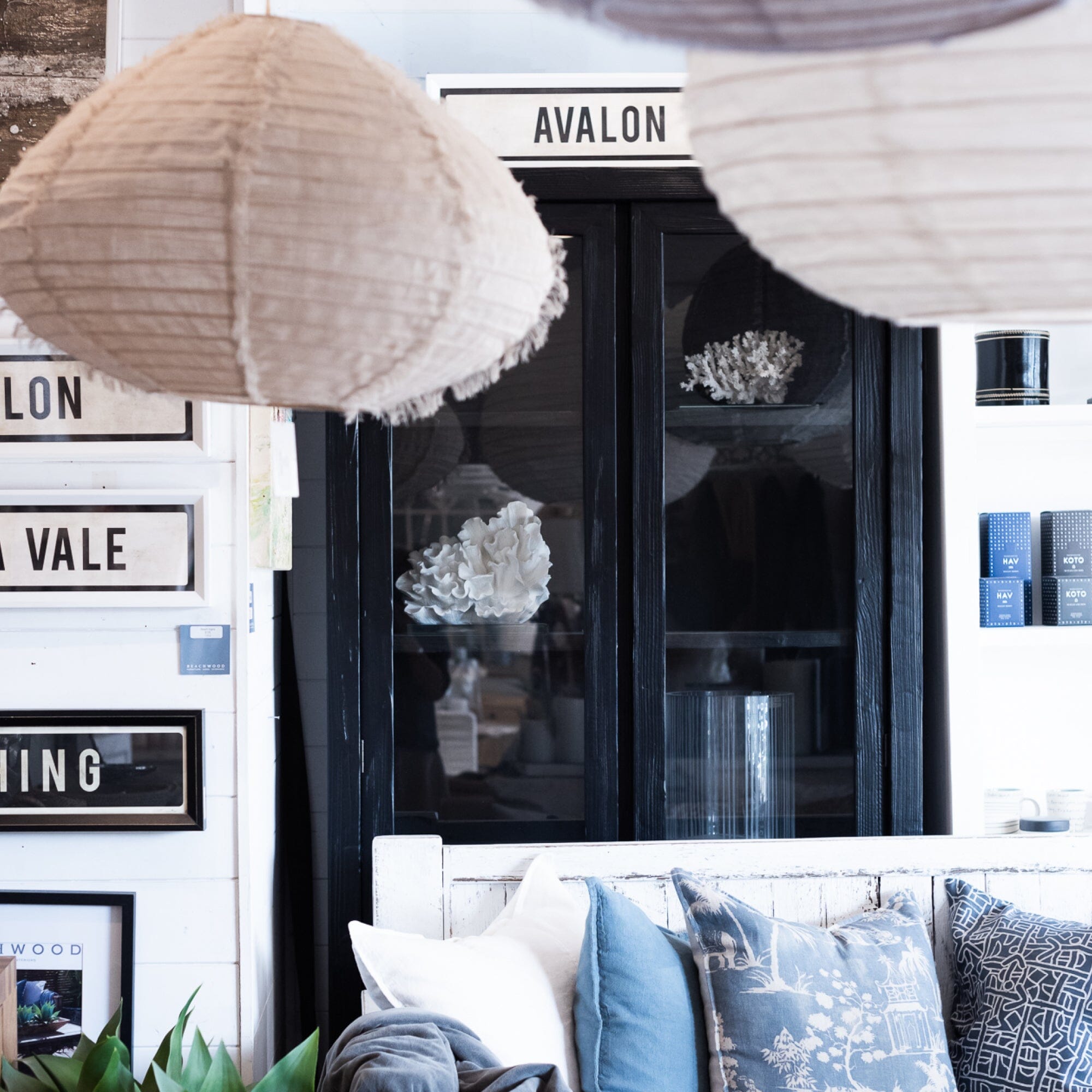 Linen Lanterns - Medium Homewares Beachwood Designs