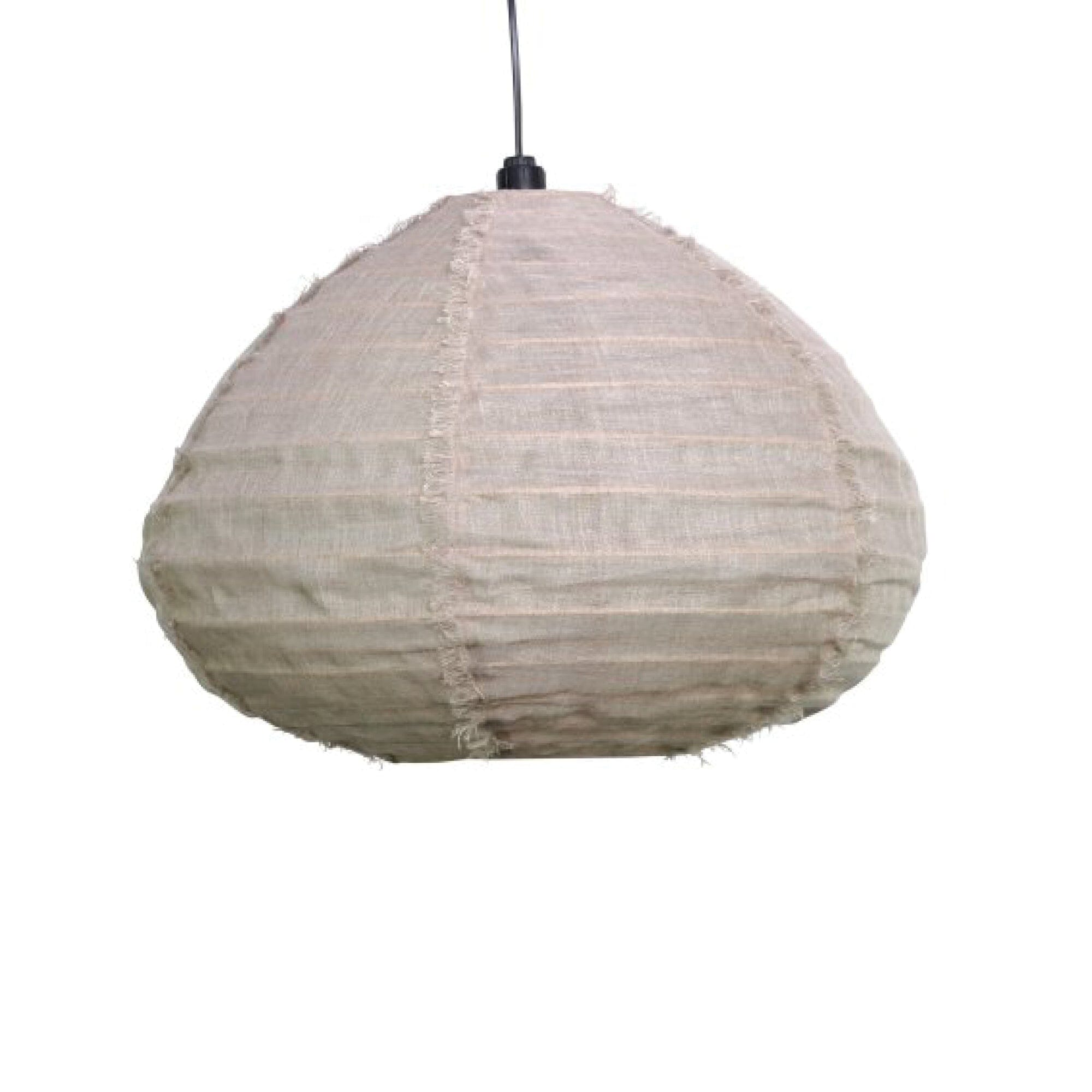 Linen Lanterns - Medium Homewares Beachwood Designs Natural Linen