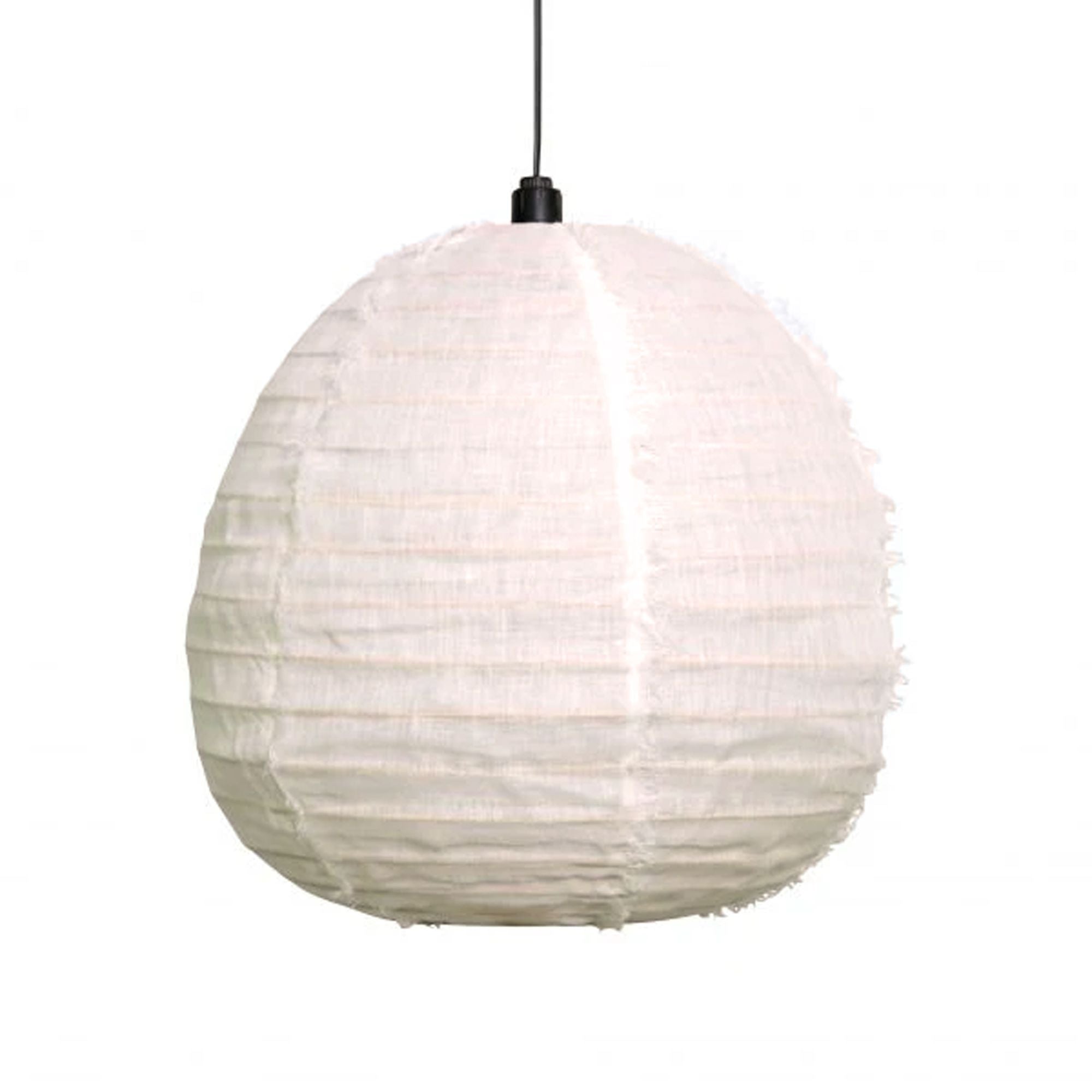 Linen Lanterns - Small Homewares Beachwood Designs White