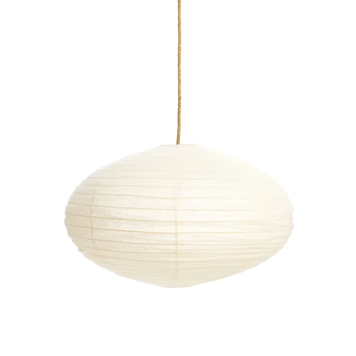Linen Oval Pendant - Ivory Homewares Beachwood Designs
