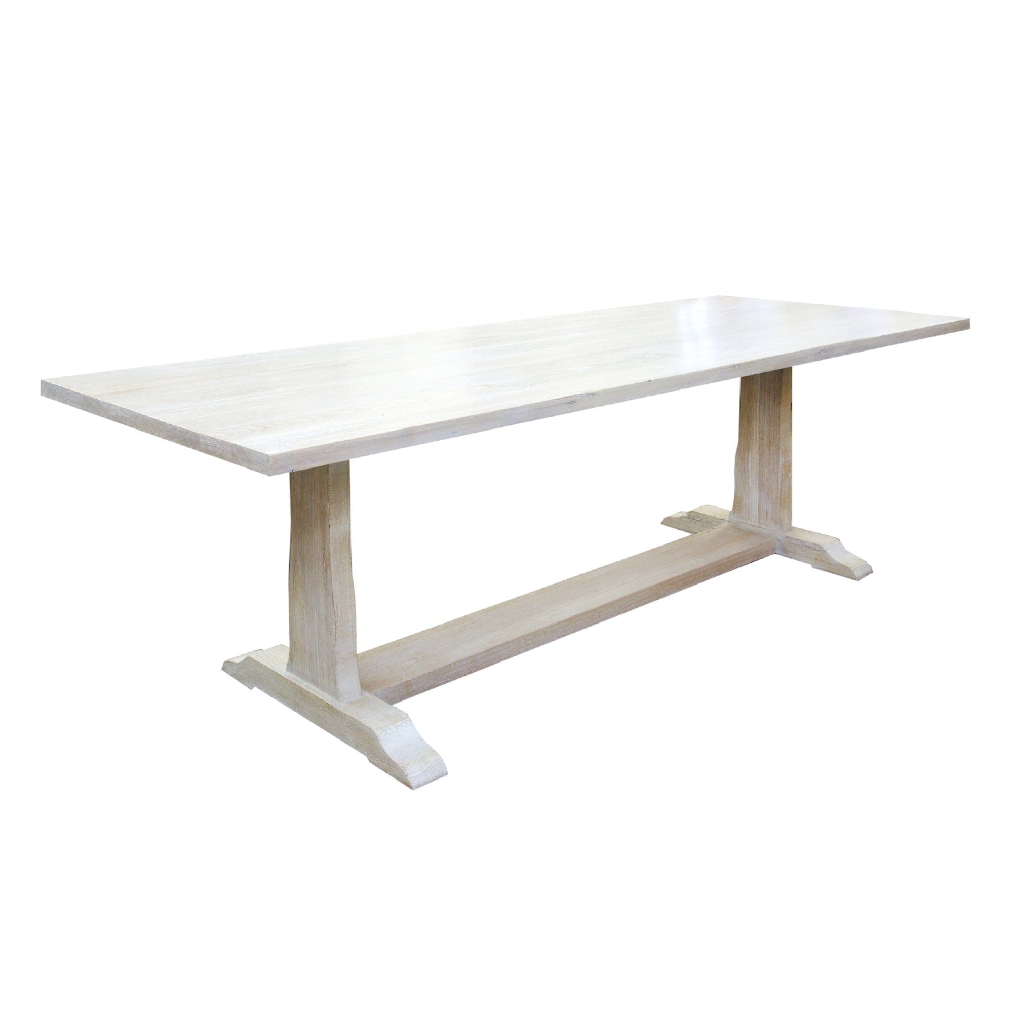 Locally Made Pedestal Dining Table Dining Furniture Beachwood Designs Lime Wash (HW10)