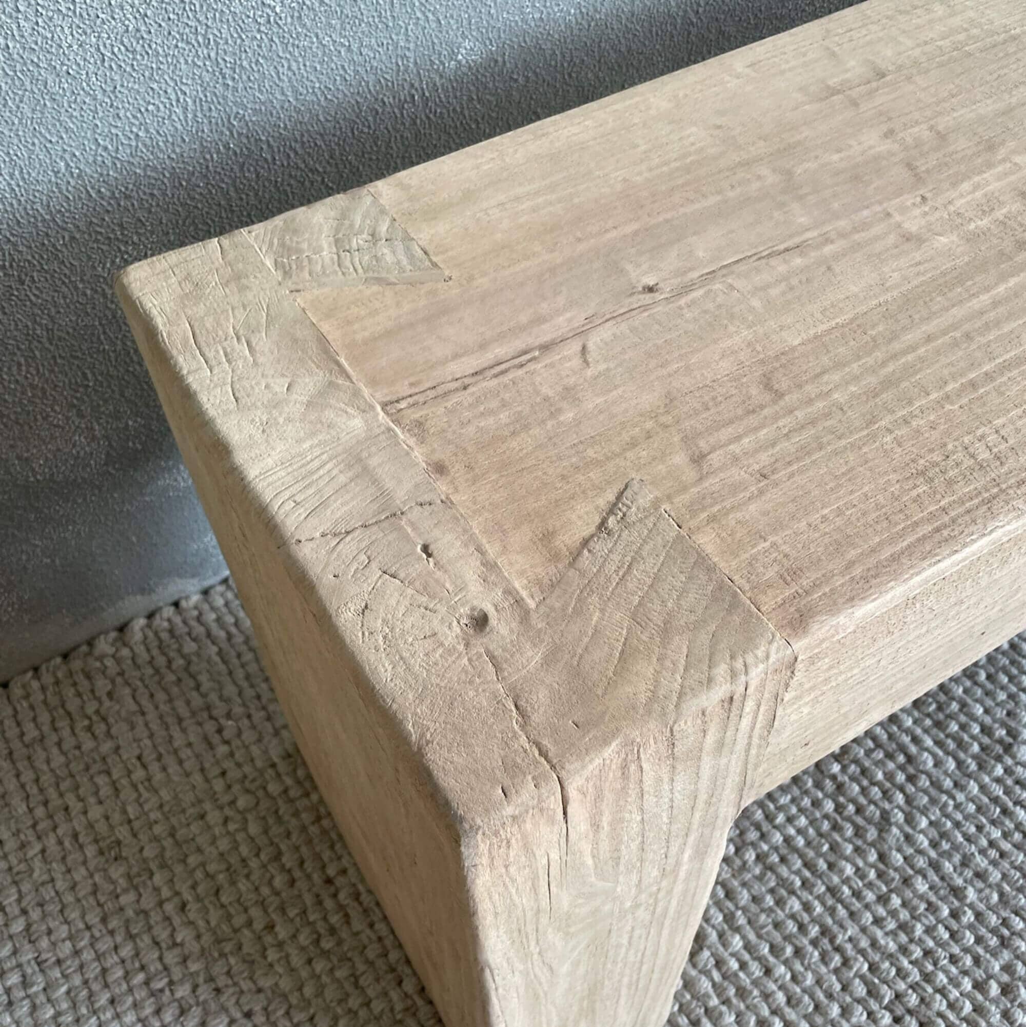 Loft Elm Cubic Bench Seat Dining Furniture Beachwood Designs