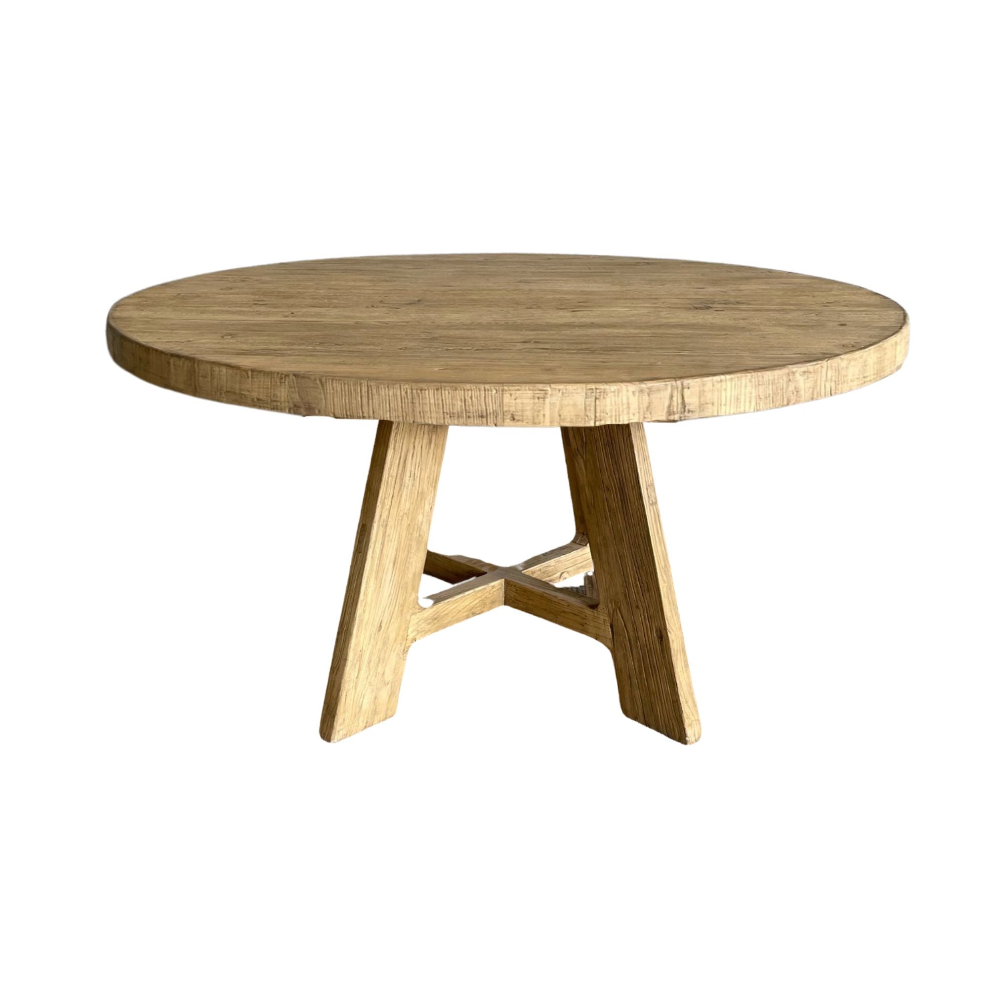 Loft Elm Dining Table - D1500mm Dining Furniture Beachwood Designs