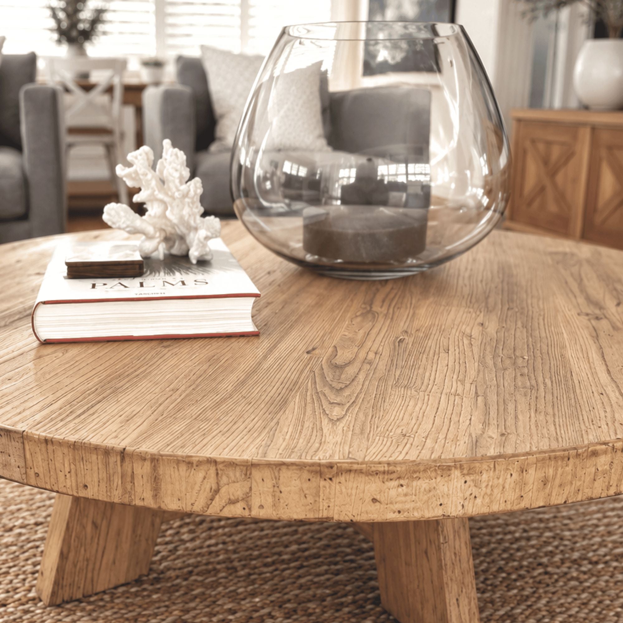 Loft Round Coffee Table - D1200mm Living Furniture Beachwood Designs
