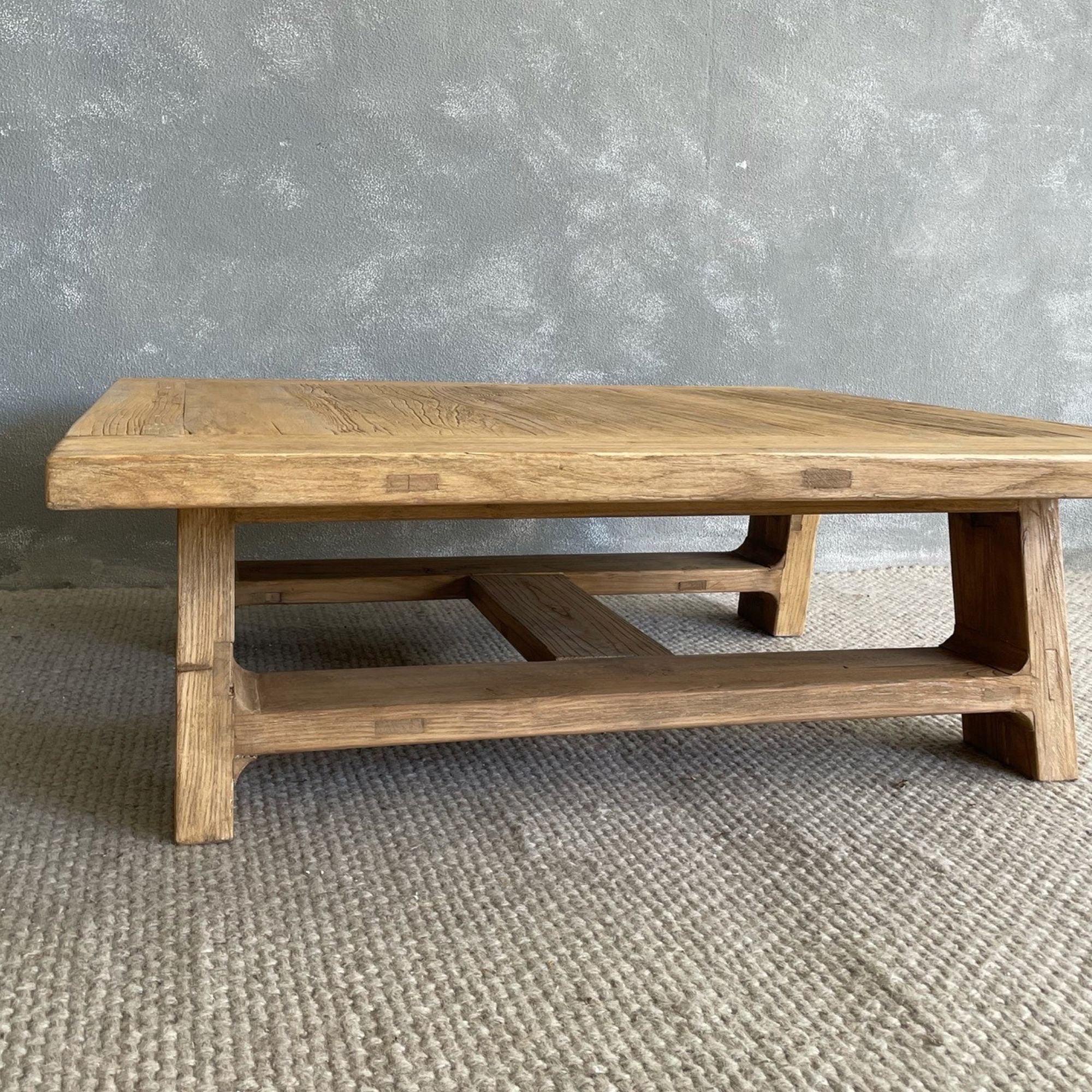 Loft Square Elm Coffee Table Living Furniture Beachwood Designs