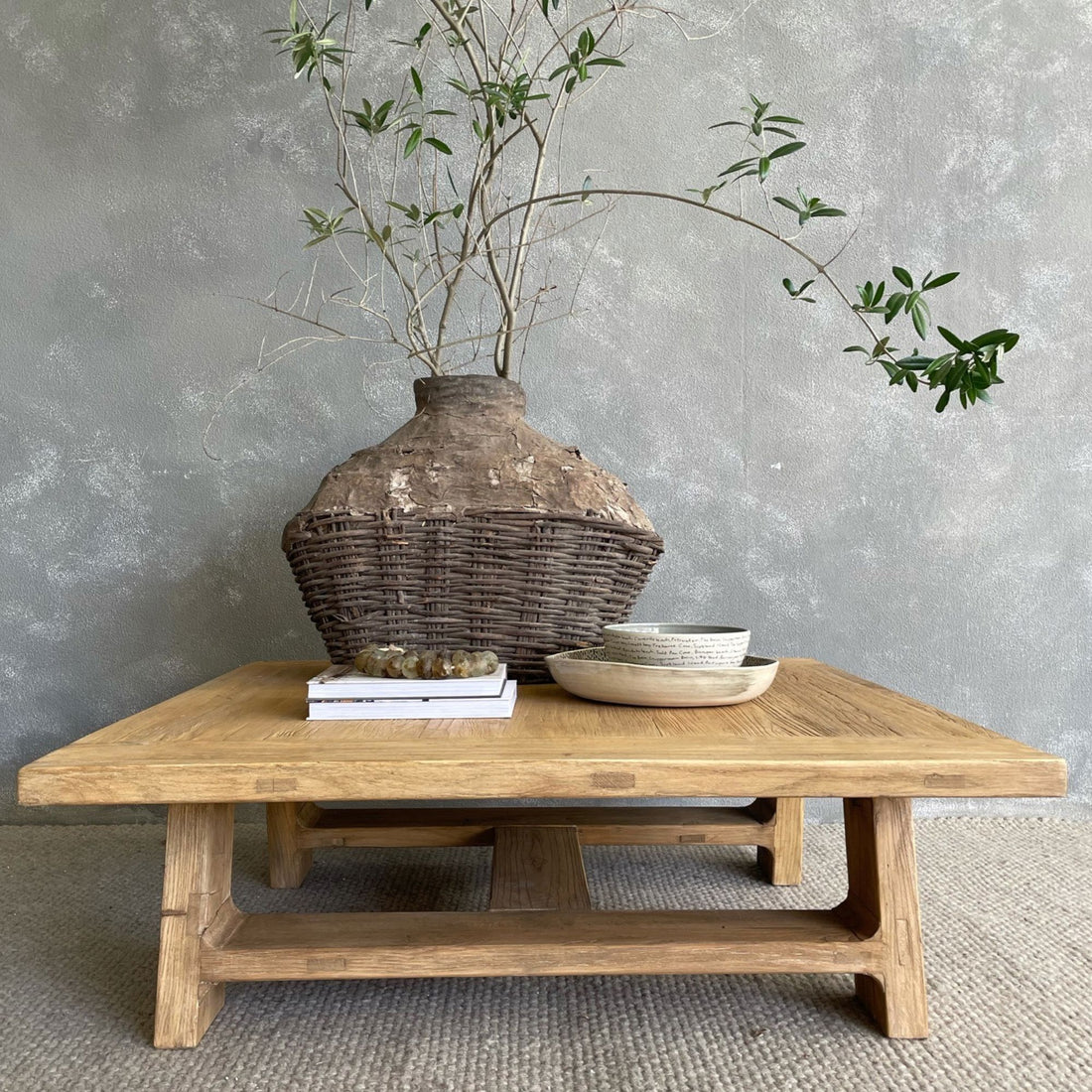 Loft Square Elm Coffee Table Living Furniture Beachwood Designs