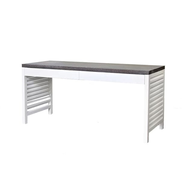 Louvred Desk L1500mm with 2 Drawers Office & Storage Furniture Beachwood Designs