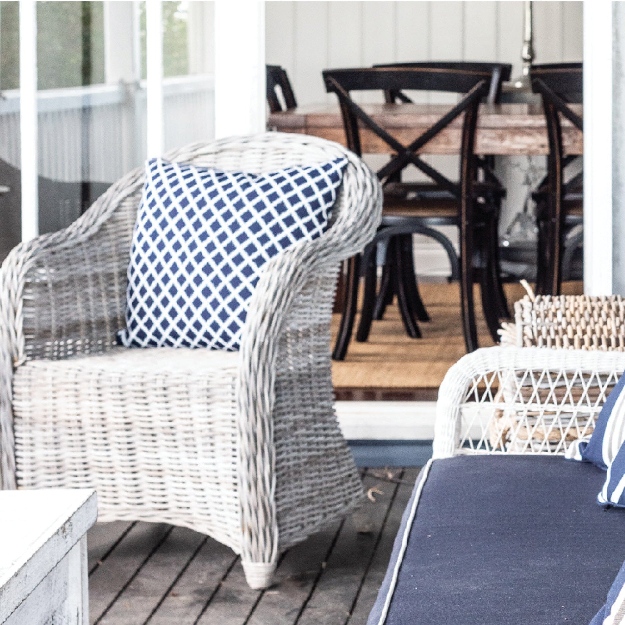 Madison Wicker Armchair Living Furniture Beachwood Designs