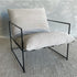 Miami Armchair Living Furniture Beachwood Designs Shale Linen