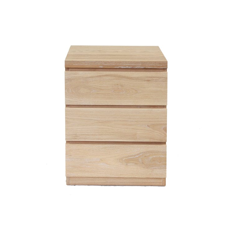 Modern Bedside L500mm - 3 Drawer Bedroom Furniture Beachwood Designs