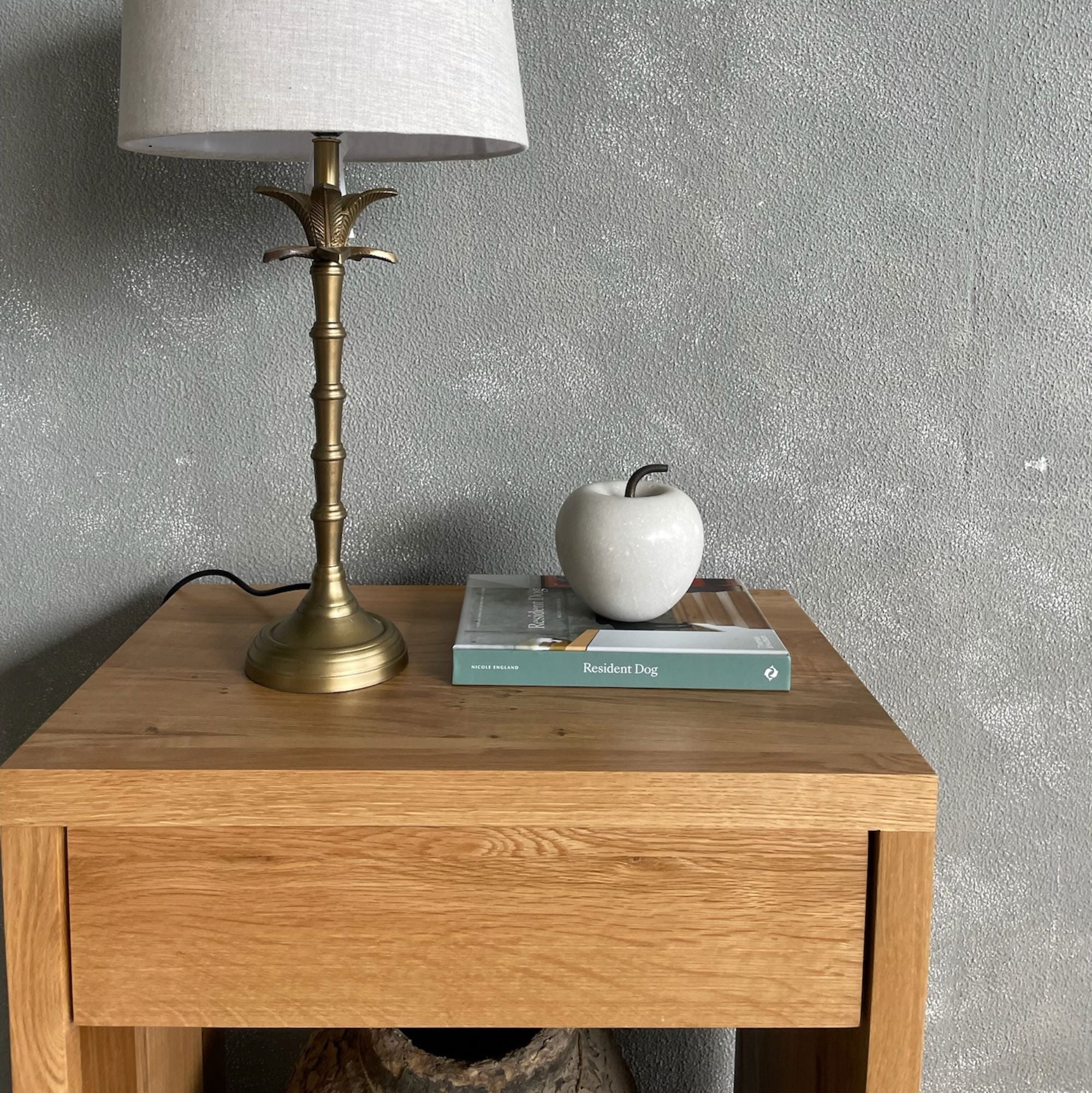 Modern Bedside L600mm - 1 Drawer Bedroom Furniture Beachwood Designs