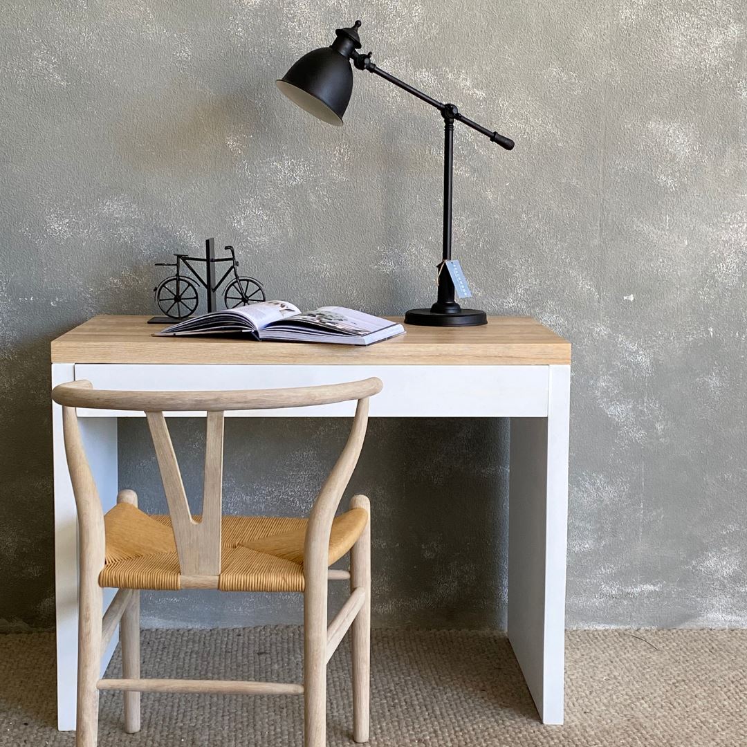 Modern Desk with 1 Drawer L1000mm Beachwood Designs 